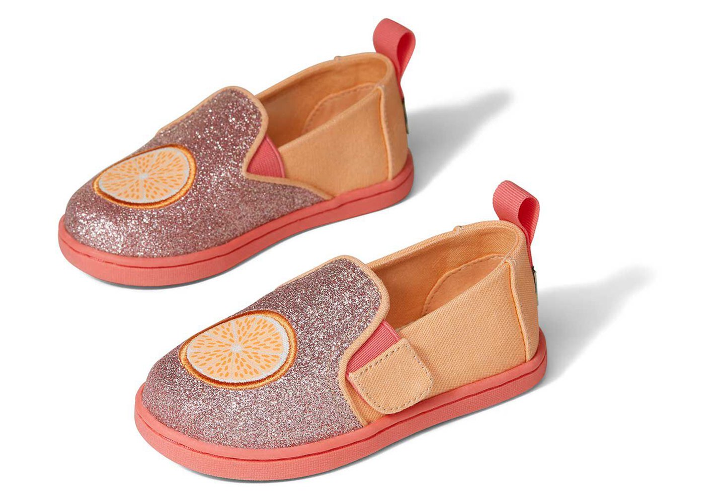 Toms Espadryle Dziecięce Pomarańczowe - Alpargata Tiny Orange - 20HKAULDX